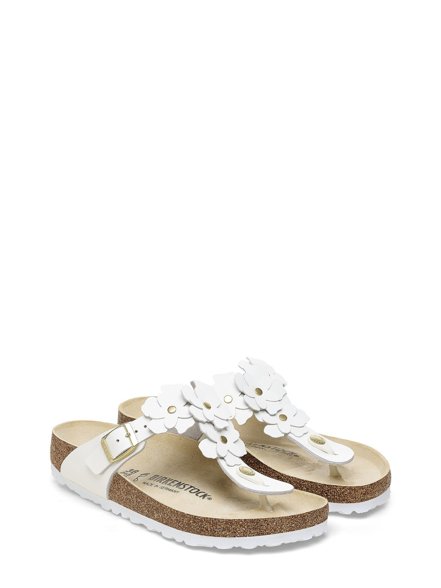 BIRKENSTOCK GIZEH FLOWER WHITE 1026686