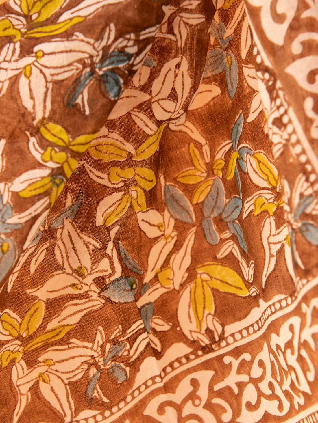 ZEN ETHIC BANDANA SCARF FIGUIERES BLOCKPRINT